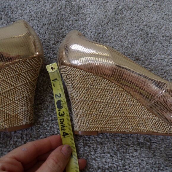 Lily pulitzer leather Wedge heels 9 - Picture 6 of 13